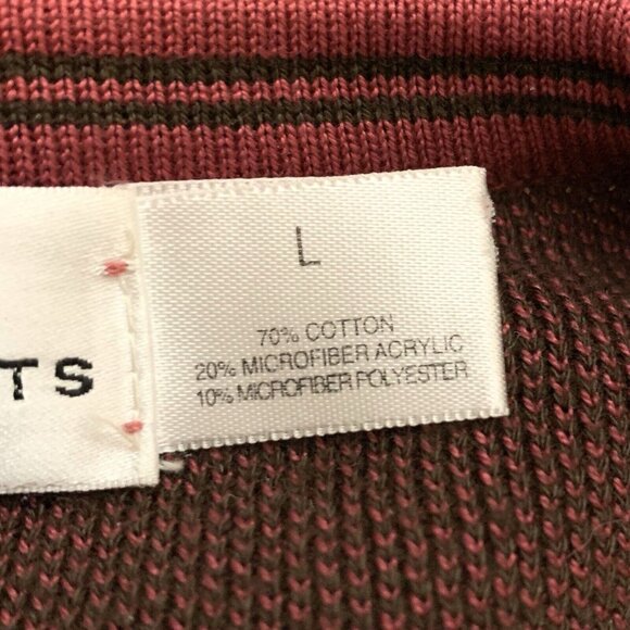 Set Of 2 - St. Croix Knits Men’s Large 100% Merino Wool Sweater Pullover V Neck - Picture 6 of 8